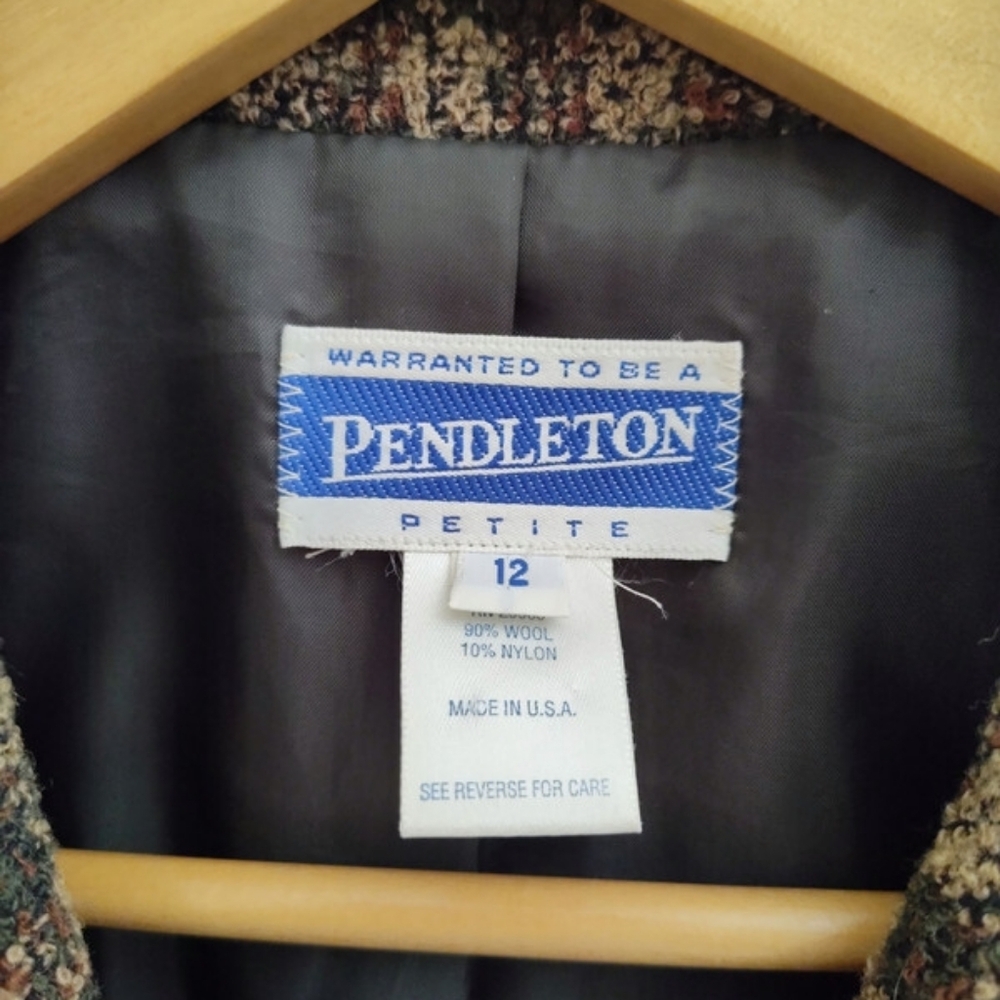 Beautiful Lined Pendleton Career Office Blazer Ja… - image 4